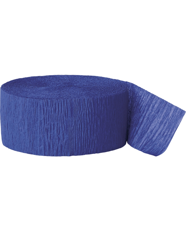 Serpentina Crepe Azul Real 24,7m Papel