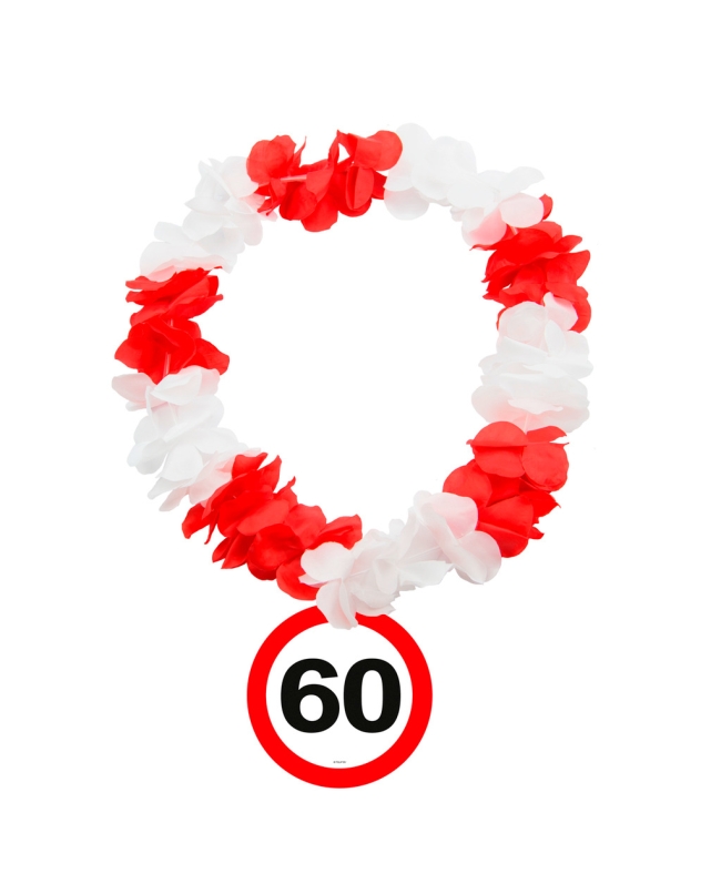 Collar Hawaiano Señal Trafico Nº 60 Plastico