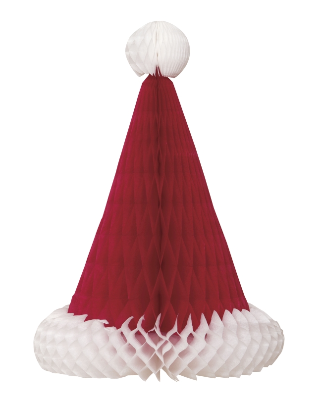 Centro Mesa Nido Abeja Sombrero Santa 30,5cm