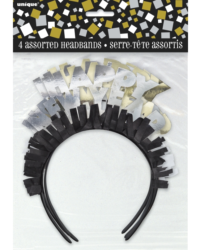 Diademas H. New Year Oro Y Plata