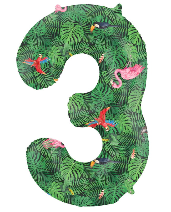 Forma Numero 3 Selva 86cm 