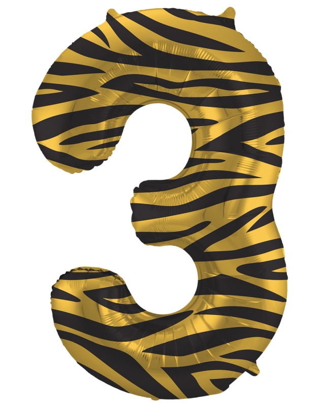 Forma Numero 3 Tigre 86cm 