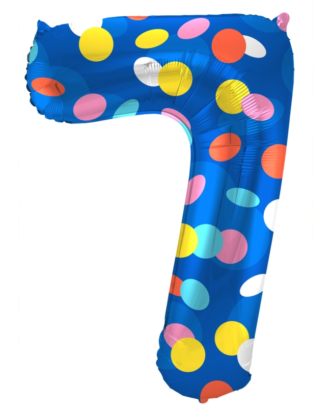 Forma Numero 7 Puntos Color 86cm 