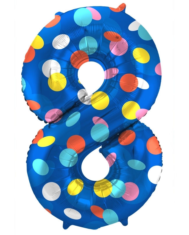 Forma Numero 8 Puntos Color 86cm 