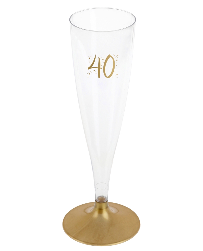 Copas Pie Oro Numero 40 14cl Poliestireno ***OFERTA DTO NO ACUMULABLE