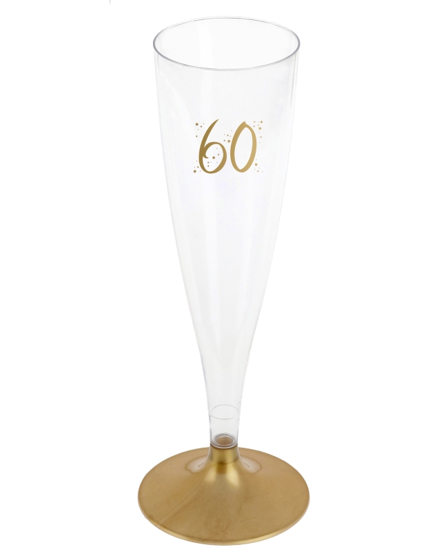 Copas Pie Oro Numero 60 14cl Poliestireno ***OFERTA DTO NO ACUMULABLE