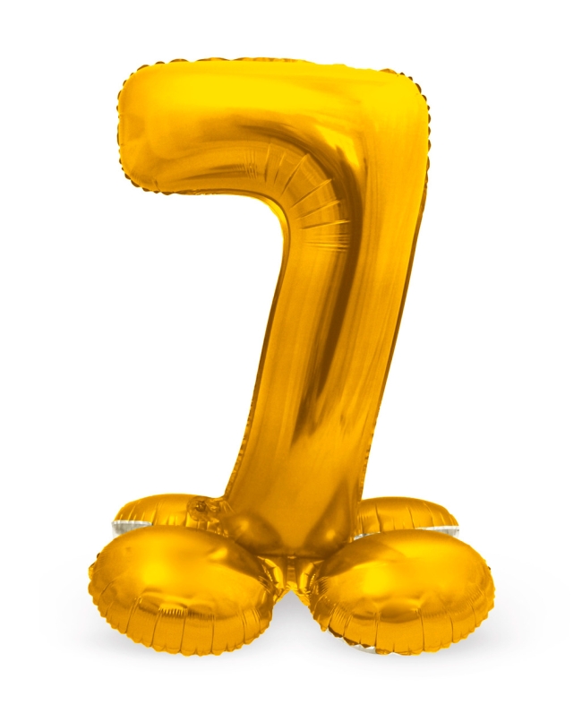 Forma Pie Numero 7 Oro 72cm