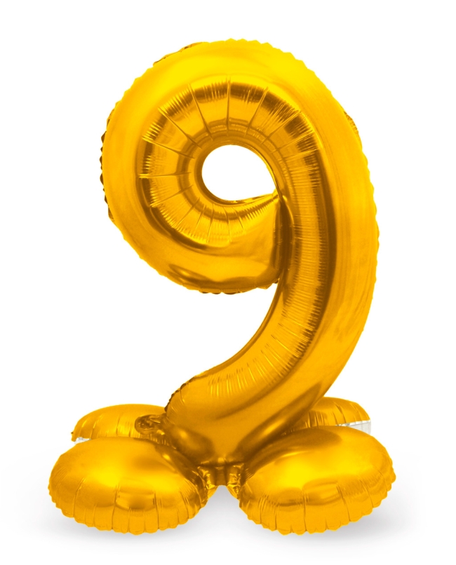 Forma Pie Numero 9 Oro 72cm
