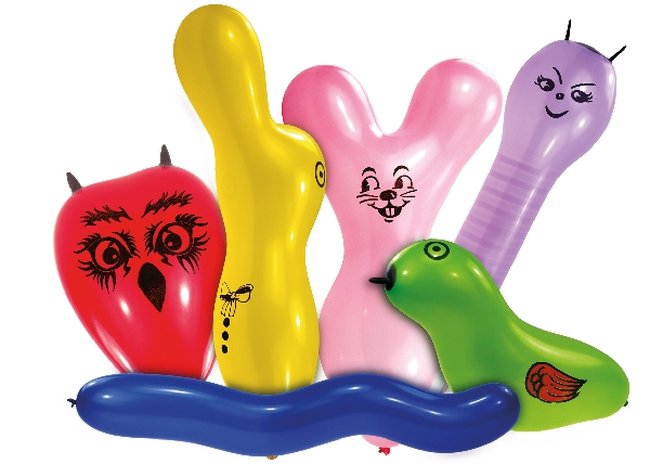 Globos Latex Formas Animales Surtidas