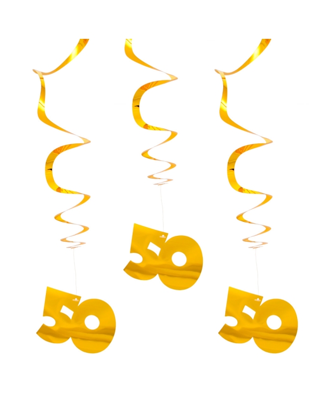 Deco Colgante 50 Aniversario Papel