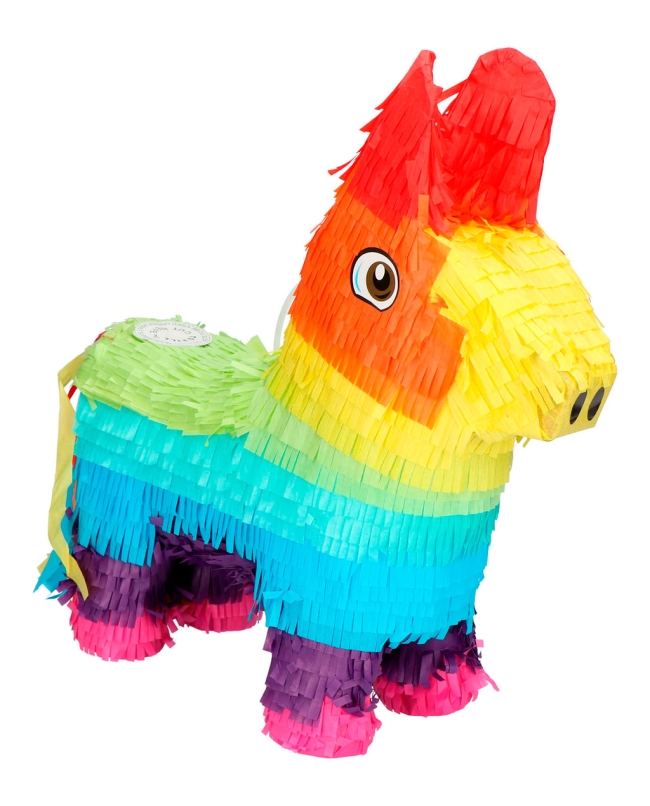 Piñata Burro Multicolor 35X39cm