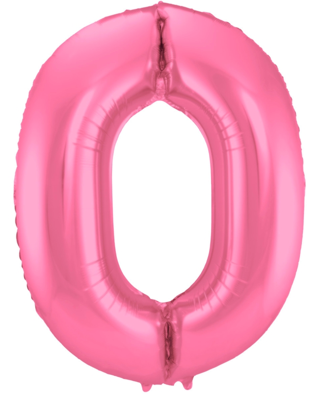 Forma Numero 0 Rosa Metal Mate 86cm ***OFERTA DTO NO ACUMULABLE
