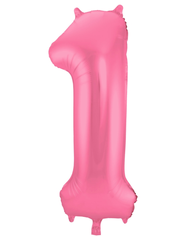Forma Numero 1 Rosa Metal Mate 86cm ***OFERTA DTO NO ACUMULABLE