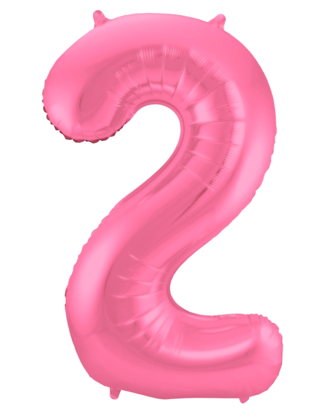 Forma Numero 2 Rosa Metal Mate 86cm ***OFERTA DTO NO ACUMULABLE