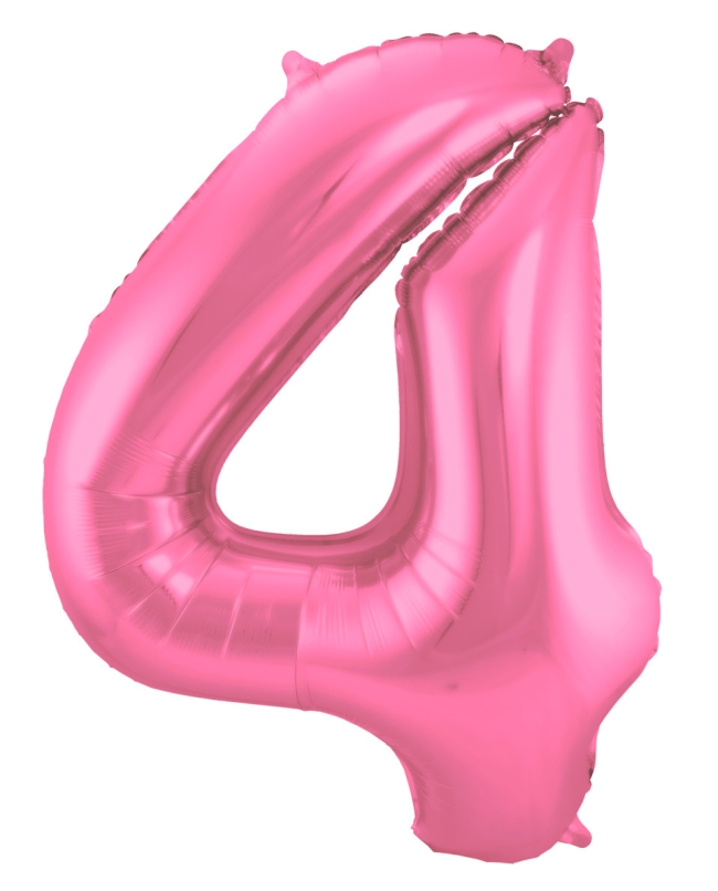 Forma Numero 4 Rosa Metal Mate 86cm ***OFERTA DTO NO ACUMULABLE