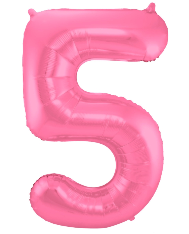 Forma Numero 5 Rosa Metal Mate 86cm ***OFERTA DTO NO ACUMULABLE