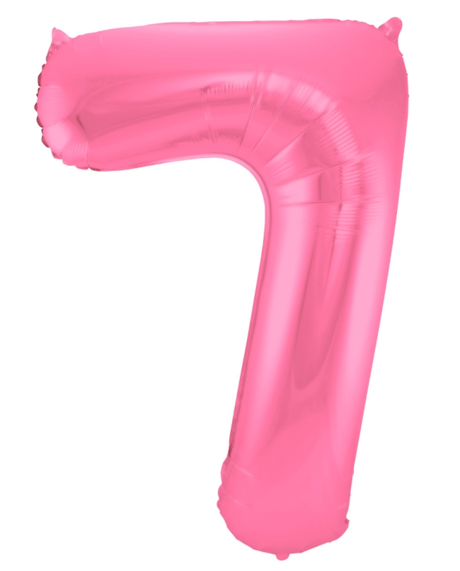 Forma Numero 7 Rosa Metal Mate 86cm ***OFERTA DTO NO ACUMULABLE