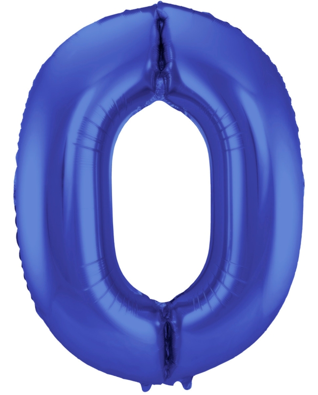 Forma Numero 0 Azul Metal Mate 86cm ***OFERTA DTO NO ACUMULABLE