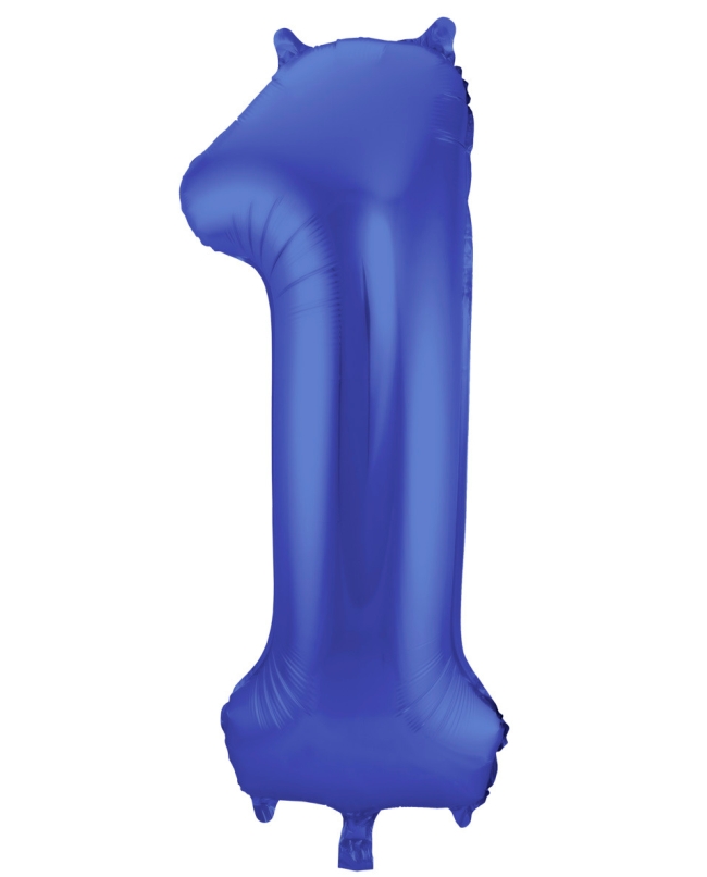 Forma Numero 1 Azul Metal Mate 86cm ***OFERTA DTO NO ACUMULABLE