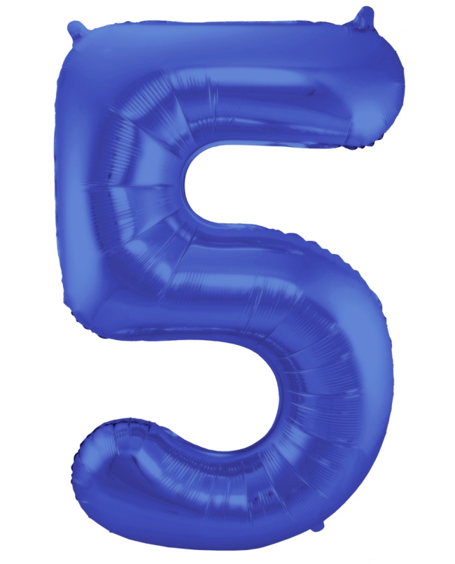Forma Numero 5 Azul Metal Mate 86cm ***OFERTA DTO NO ACUMULABLE