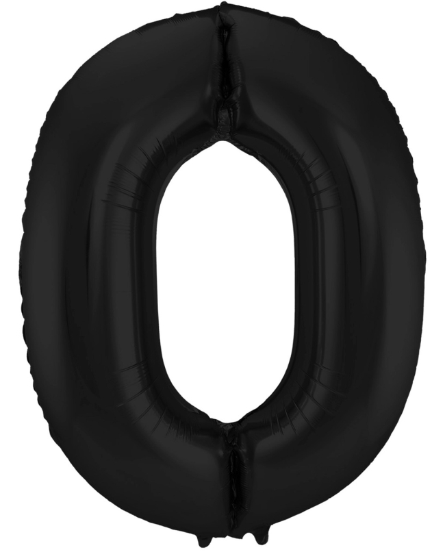 Forma Numero 0 Negro Metal Mate 86cm ***OFERTA DTO NO ACUMULABLE