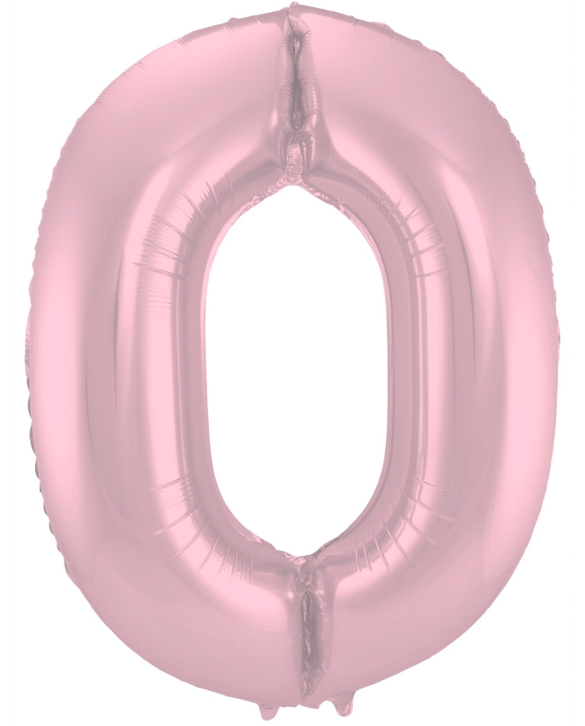 Forma Numero 0 Rosa Pastel Metal 86cm ***OFERTA DTO NO ACUMULABLE