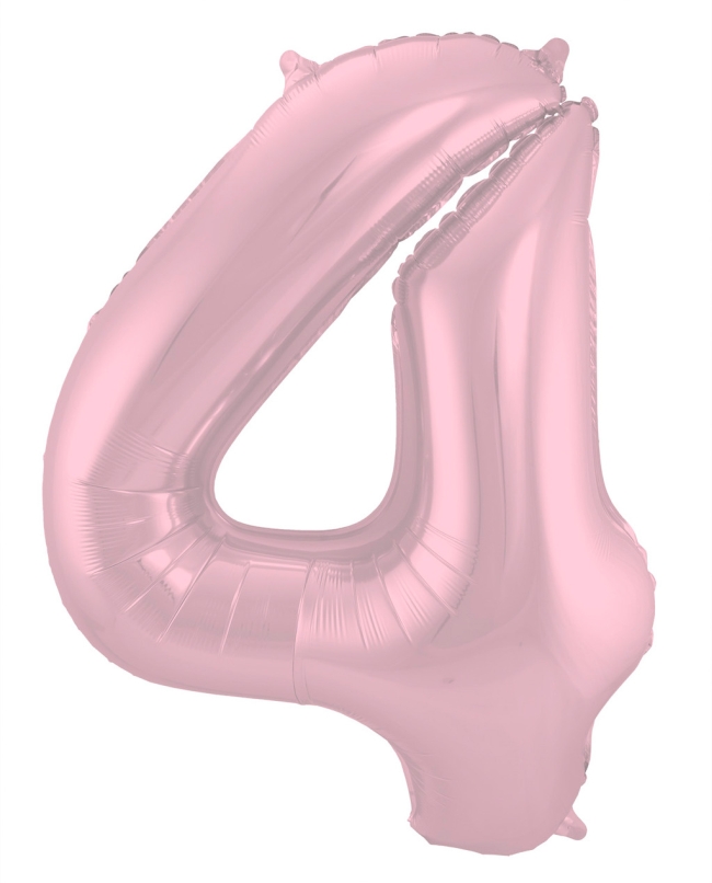 Forma Numero 4 Rosa Pastel Metal 86cm ***OFERTA DTO NO ACUMULABLE