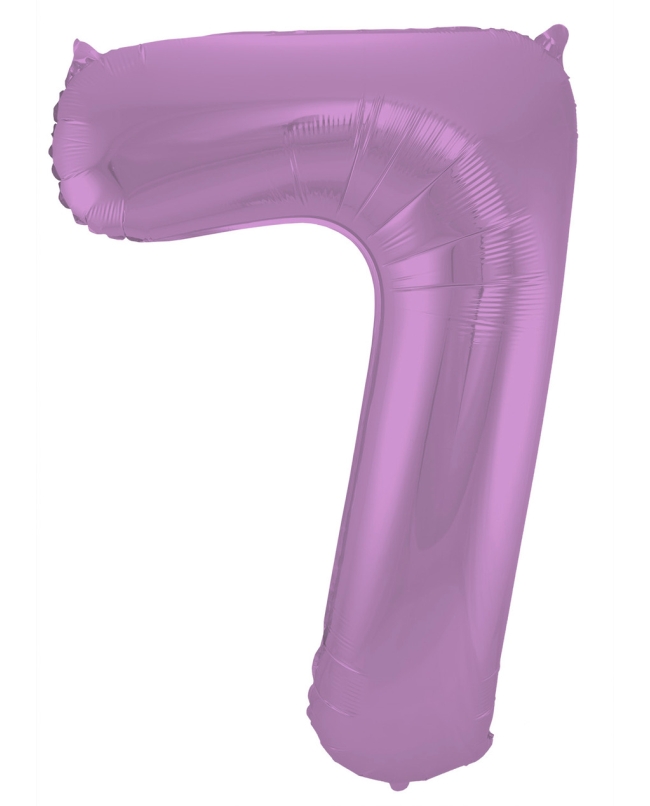 Forma Numero 7 Lila Metal Mate 86cm ***OFERTA DTO NO ACUMULABLE
