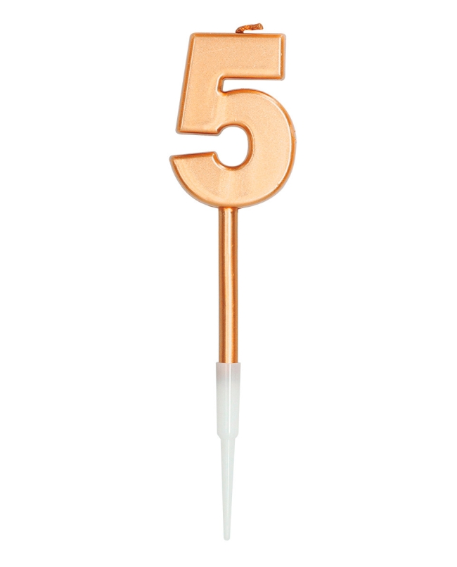 Vela Nº 5 Bronce Metal