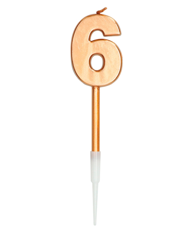 Vela Nº 6 Bronce Metal