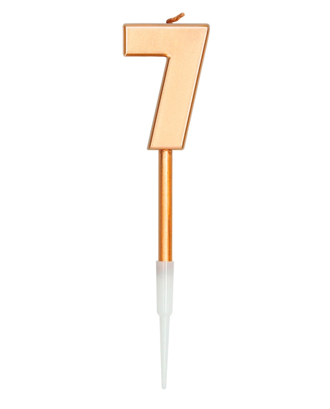 Vela Nº 7 Bronce Metal