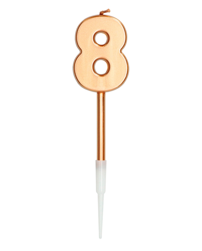 Vela Nº 8 Bronce Metal