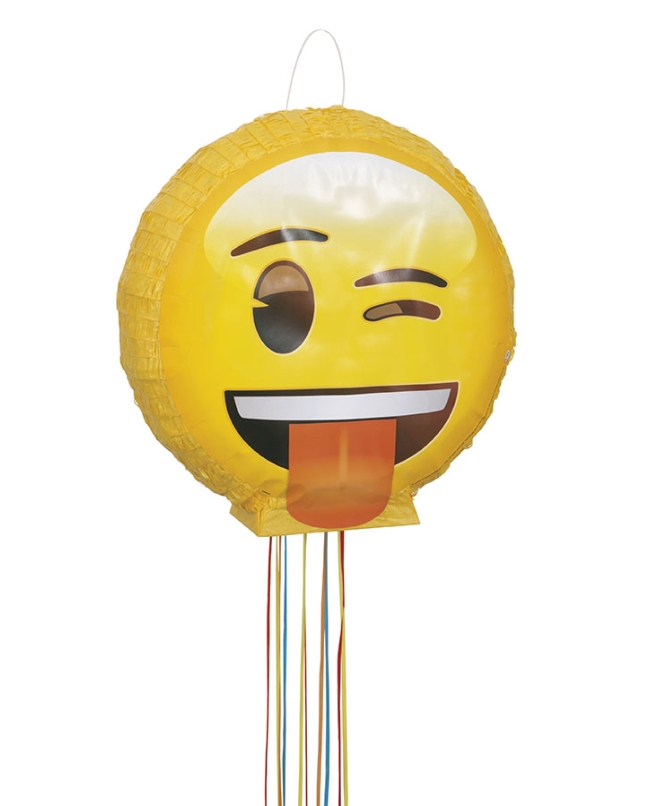 Piñata 3D Tirar Emoji 46X46cm