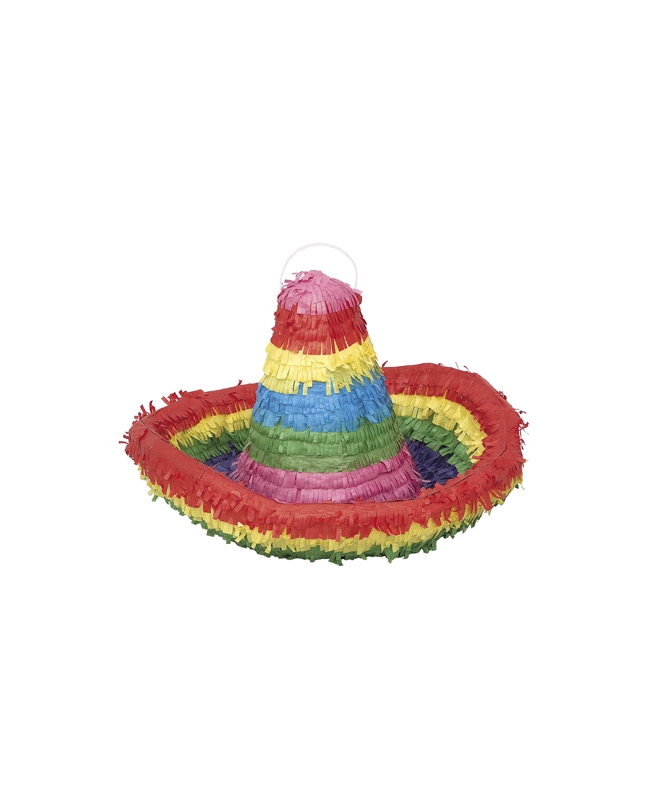 Piñata 3D Sombrero Mexico 23X40cm