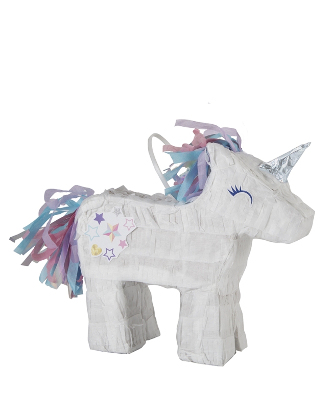 Piñata Mini Deco. Unicornio 18X6cm