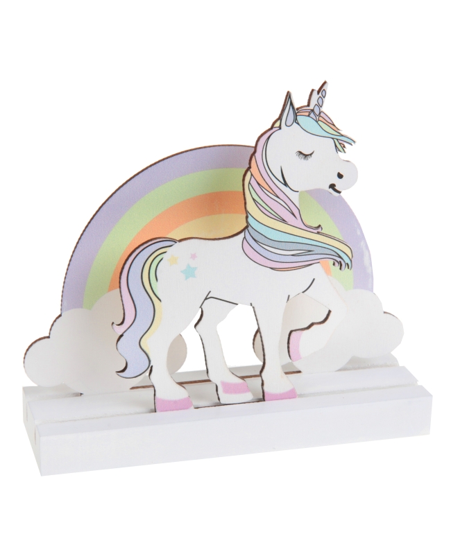 Centro Mesa Unicornio 14 X 4 X 13cm Madera ***OFERTA DTO NO ACUMULABLE