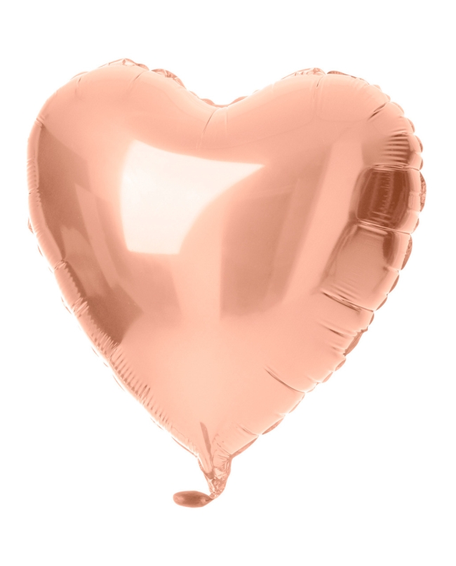 18/45cm Corazon Oro Rosa