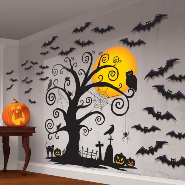 Decoracion Pared:Family Friendly Mega Value Halloween