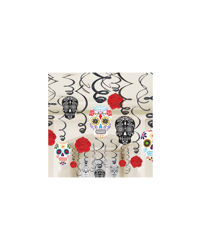 Decoracion Colgante Espiral Dia Los Muertos