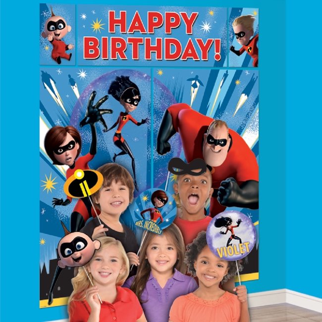 Decoracion De Pared The Incredibles 2 Wall With Props ***OFERTA DTO NO ACUMULABLE