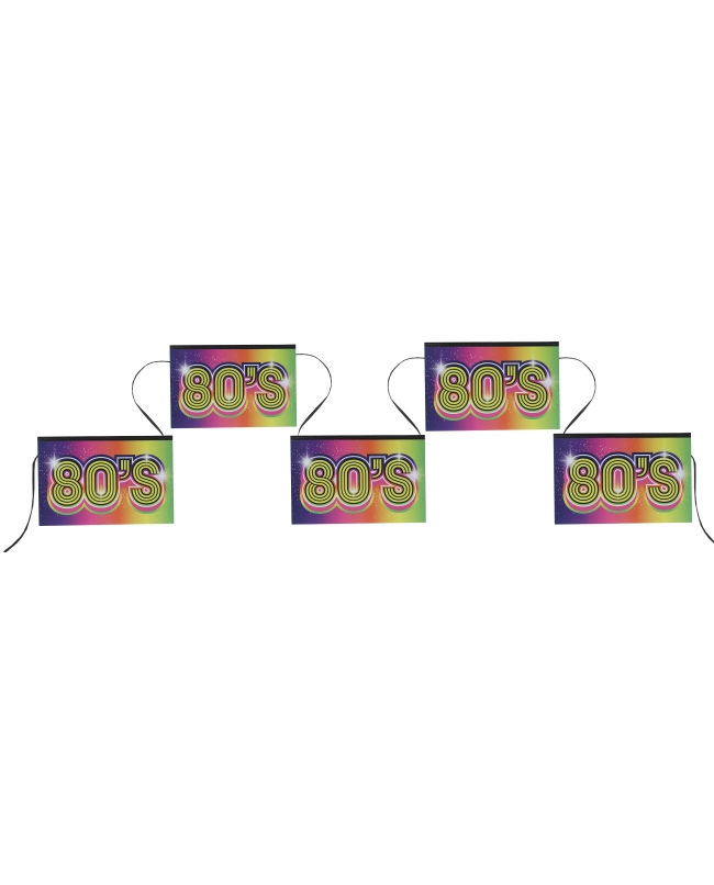 Guirnalda Años 80 20X13cm/500cm Carton ***OFERTA DTO NO ACUMULABLE