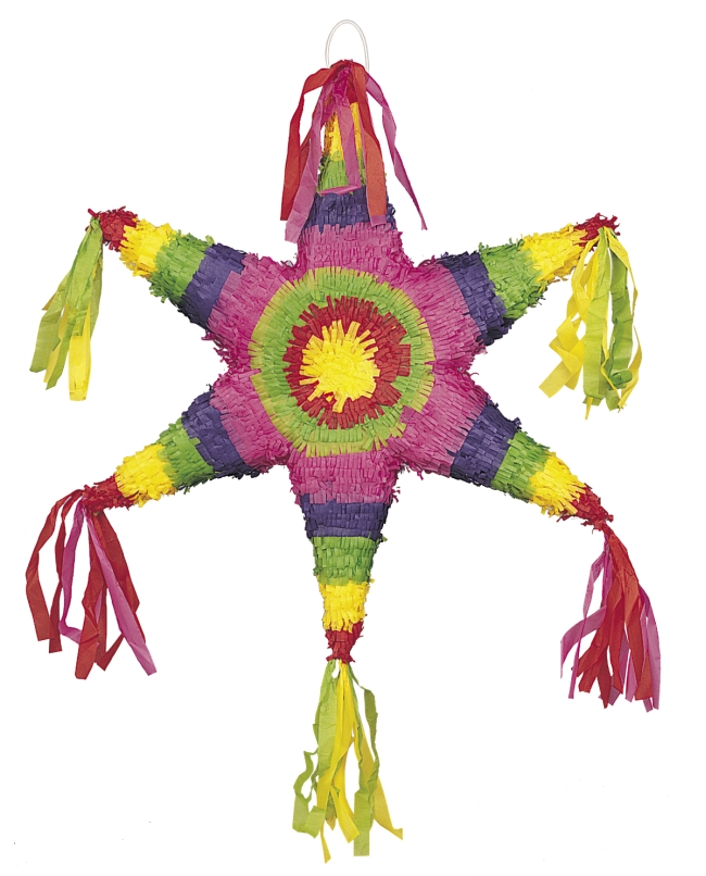 Piñata 3D Estrella Mexico 51X51cm