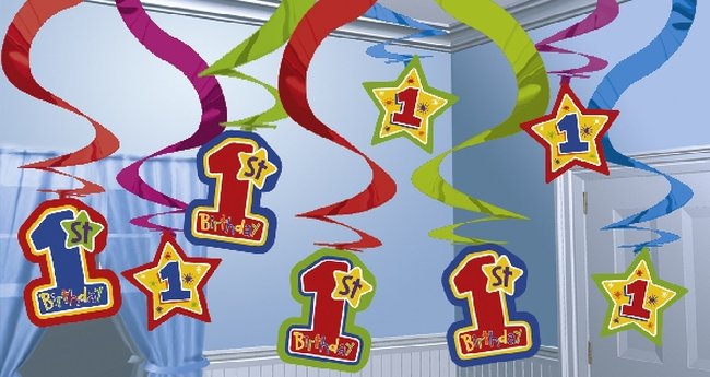 Decoracion Colgante Primary: 1St Bday ***OFERTA DTO NO ACUMULABLE