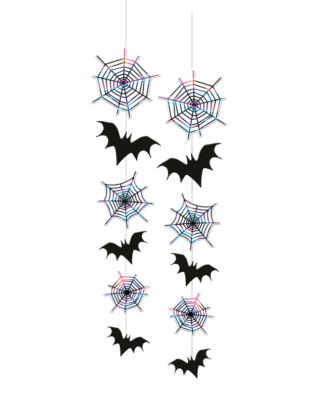 Deco Colgante Happy Halloween 70cm 2 Unidades