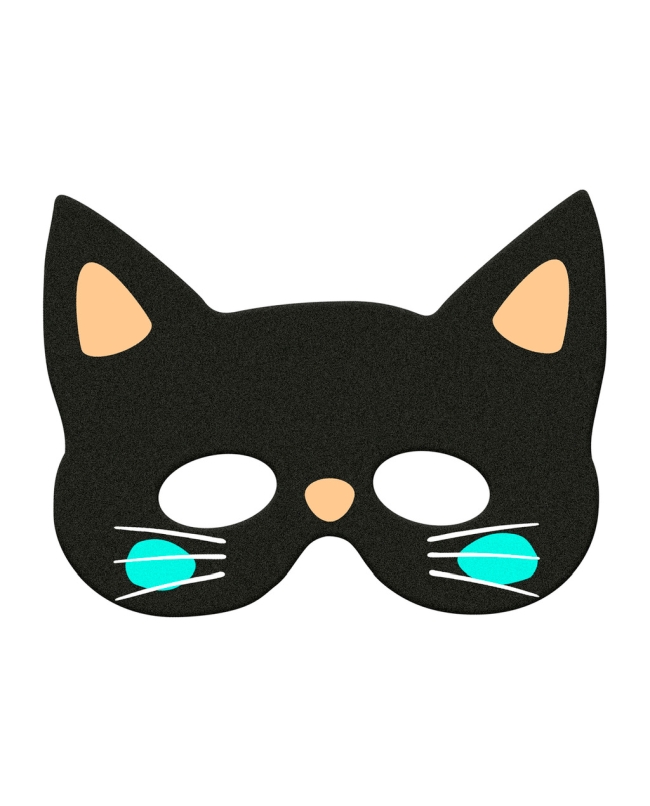Mascara Gato Negro