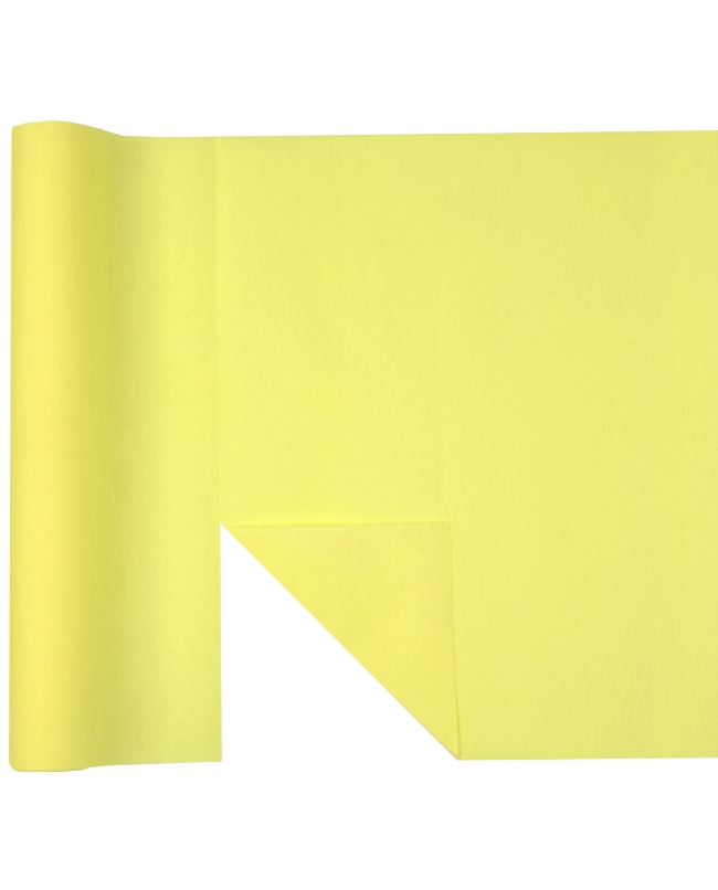 Camino mesa Eternity precorte Amarillo Limon 40cm Airlaid 65 gr/m2 De 4,8m ***OFERTA DTO NO ACUMULABLE