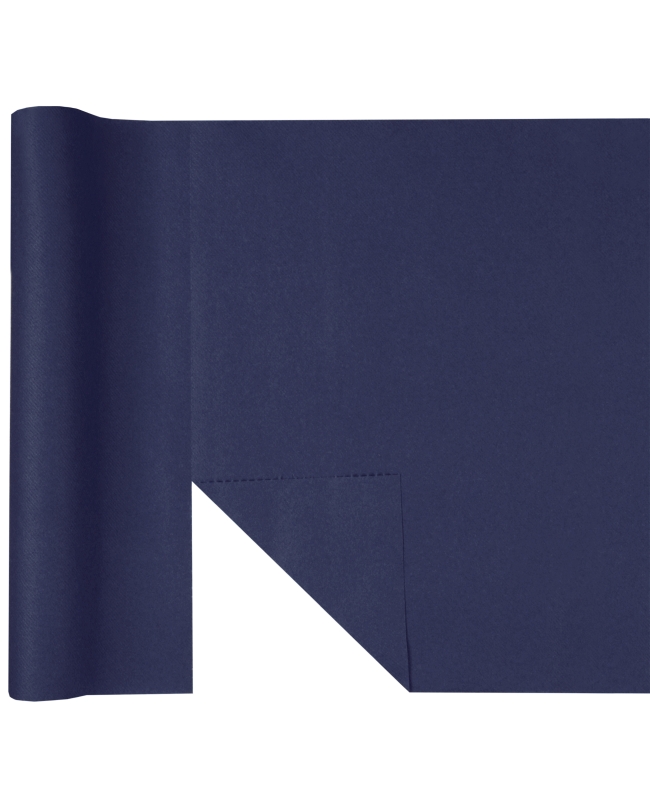 Camino mesa Eternity precorte Azul Marino 40cm Airlaid 65 gr/m2 De 4,8m ***OFERTA DTO NO ACUMULABLE