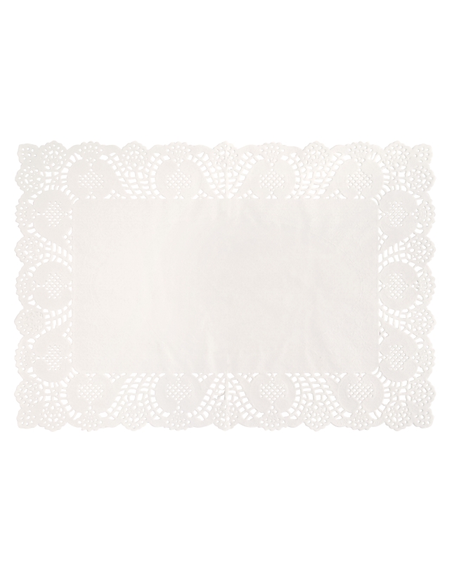 Blondas Mantel Individual Blanco Papel