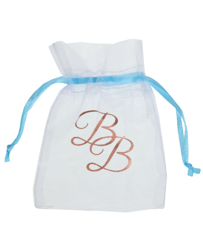 Bolsas Bb Azul 7.5 X 10cm T.Organza ***OFERTA DTO NO ACUMULABLE