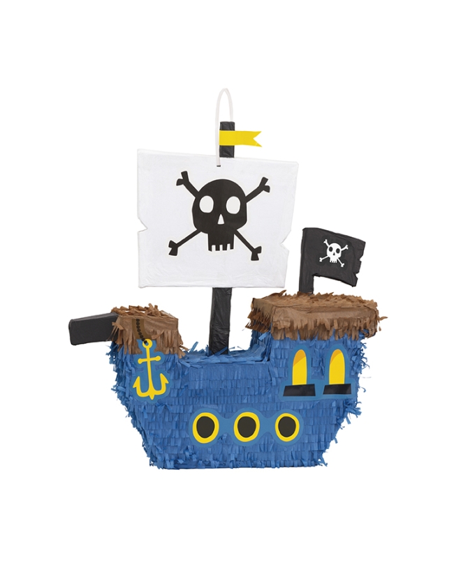 Piñata 3D Barco Pirata 43X50cm